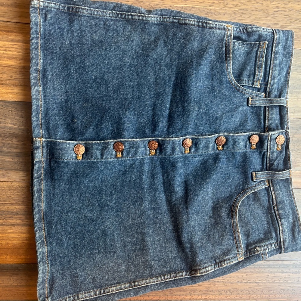 Madewell Blue Denim Skirt